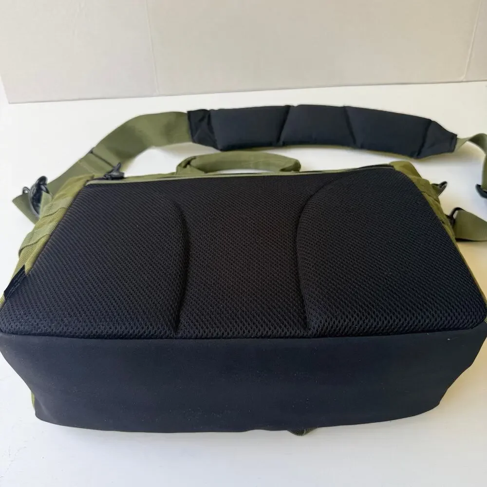 Tenba Olive Green Messenger Camera Bag Padded Laptop Shoulder Strap